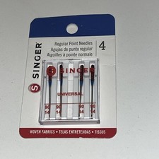 SINGER UNIVERSAL SEWING MACHINE NEEDLES SIZE 90/14 4 Pack