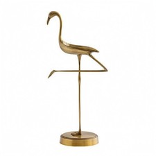 Brass Towel and Tissue Rack Horizontal Arm Crane Towel Storage Space Saving
