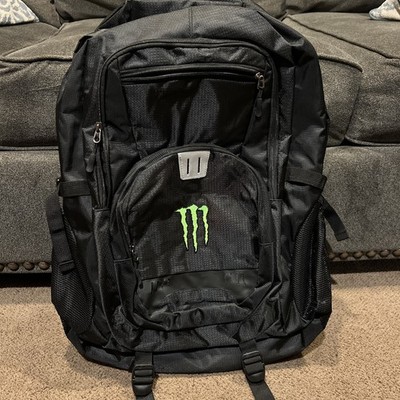 Monster Energy Black Premium 2026 Promo Backpack Laptop Padded Pockets Zippers