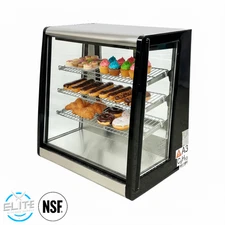 NSF 31" Refrigerated Countertop Bakery Showcase Flat Glass Display Case New