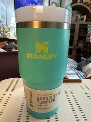 #ad #ad Stanley 14oz Stainless Steel H2.0 Flowstate Quencher Tumbler Turquoise $20.00