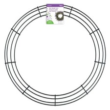 Wire Wreath Form 18 inch Green