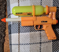 90's Larami Super Soaker 30 Squirt Gun Toy Orange For Parts Only Does Not Work