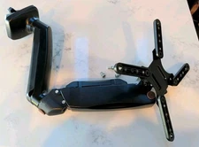 MOUNTUP Single Monitor Desk Mount, Adjustable Gas Spring Black