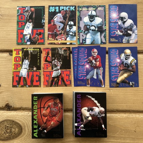1995-96 Rookies Fame Fortune Basketball Football 100 Card Lot Garnett Sapp + - Picture 1 of 8