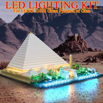 LED Licht Kit für LEGO 21058 Architecture Cheops Pyramide LED-Beleuchtungsset