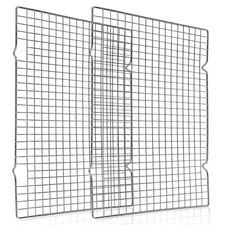 Cooling Racks for Cooking and Baking 10" x 16" Baking Rack 2-Pack Heavy Duty