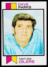 Dave Parks, 1973 Topps, #179, Houston Oilers,
