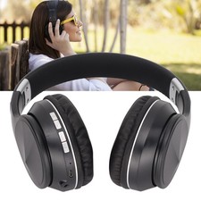 (Schwarzes Silber) Kopfhörer Faltbare Drahtlose