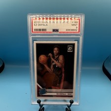 Panini 2019-20 Donruss Optic Rated Rookie KZ Okpala #189 Miami Heat PSA 9