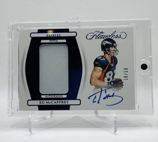 2024 Panini Flawless - Ed McCaffrey Patch Autographs Sapphire 10/10 #PA-EMY AU