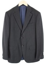 Suitsupply Napoli Men's Blazer UK42L Pure Wool Super 110's Single Breasted Gray
