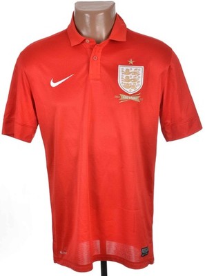 ENGLAND 2013 AUSWÄRTS FUSSBALLTRIKOT NIKE GRÖSSE M ERWACHSENE JUBILÄUM