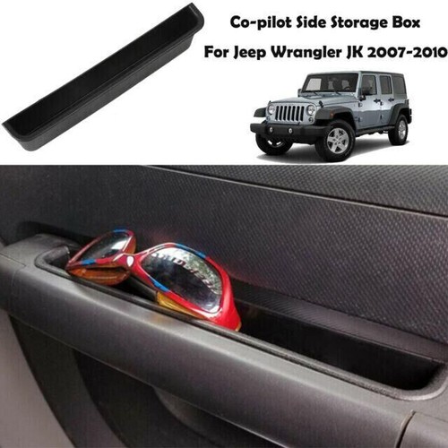 For Jeep Wrangler JK 07-10 Grab Tray Passenger Storage Tray Organizer Co-pilot - Imagen 2 de 12
