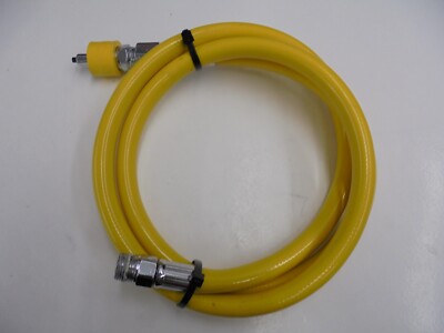 5ft Laboratory Gas 1/2'' o.d. Hose W/ Quick Connect Coupler and 3/8'' thread side