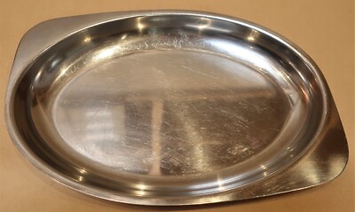 MID CENTURY MODERN GENSE SWEDEN STAINLESS STEEL SERVING DISH TRAY
