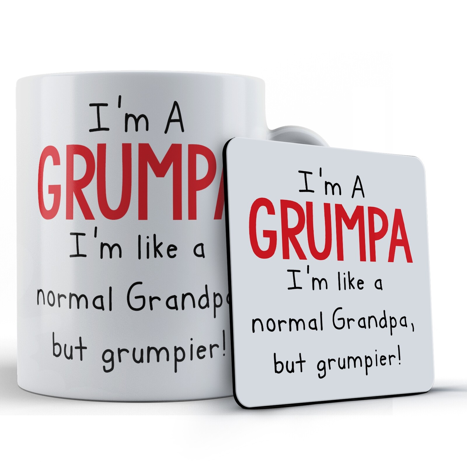 I'm A Grumpa, I'm Like A Normal Grandpa, But Grumpier - Funny Grandpa Gift Mu...