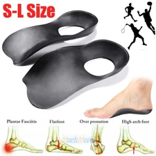 Orthotic Shoe Insoles Inserts For Flat Feet High Arch Support Plantar Fasciitis