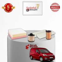 Set Service 4 Filter Citroen Berlingo II 1.6 Bluehdi 73KW 99CV Von 2015-