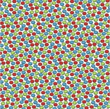 Blank Quilting Gingerbread Factory Candy Dots White Cotton Fabric By The Yard