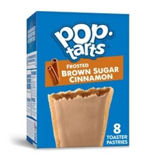 Kellogg's Pop Tarts FROSTED BROWN SUGAR CINNAMON Toaster Pastries 13.5oz Box 8ct