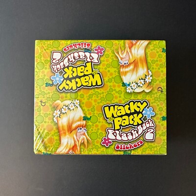 WACKY PACKAGES FLASHBACK 2 SEALED 24CT BOX Garbage Pail Kids