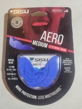 SISU Medium NextGen Aero Guard 1.6mm Adult Mouthguard - Royal Blue NEW