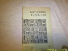 VINTAGE PAPERBACK PAMPHLET REFINISHING FURNITURE SCHOOL ECONOMICS MASSACHUETTS