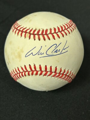 Will Clark auto 証明書有 Will Clark auto 証明書有 Will Clark auto 証明書有 Will Clark 1991