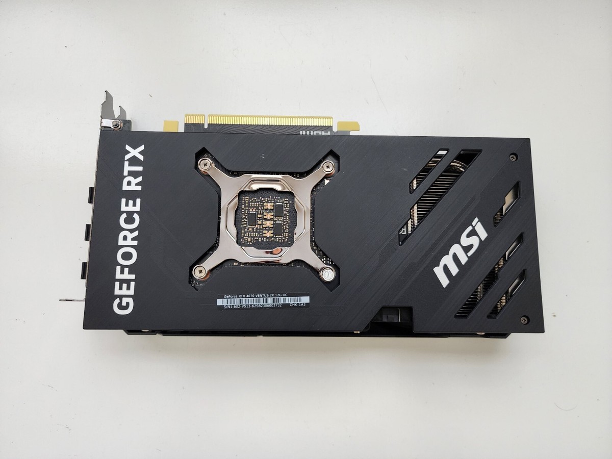 MSI GeForce RTX 4070 VENTUS 2X 12GB GDDR6 OC Graphics Card | eBay