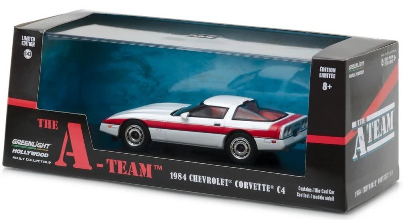 CHEVROLET Corvette C4 - 1984 - A-Team - Greenlight 1:43 - Bild 4 von 4