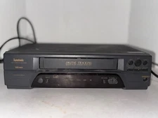 VTG Symphonic SL2920 VCR / VHS Cassette Player Recorder Tested WORKS NO REMOTE