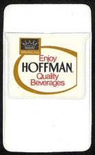 Vintage Plastic Pocket Protector "Enjoy Hoffman Quality Beverages" VGC