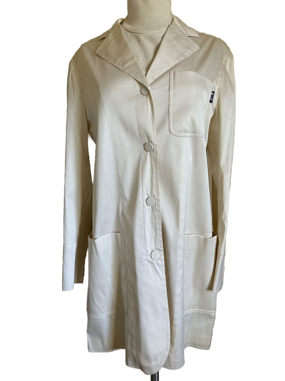 Vintage GIANFRANCO FERRE Ivory Silk Blend Jacket … - image 1