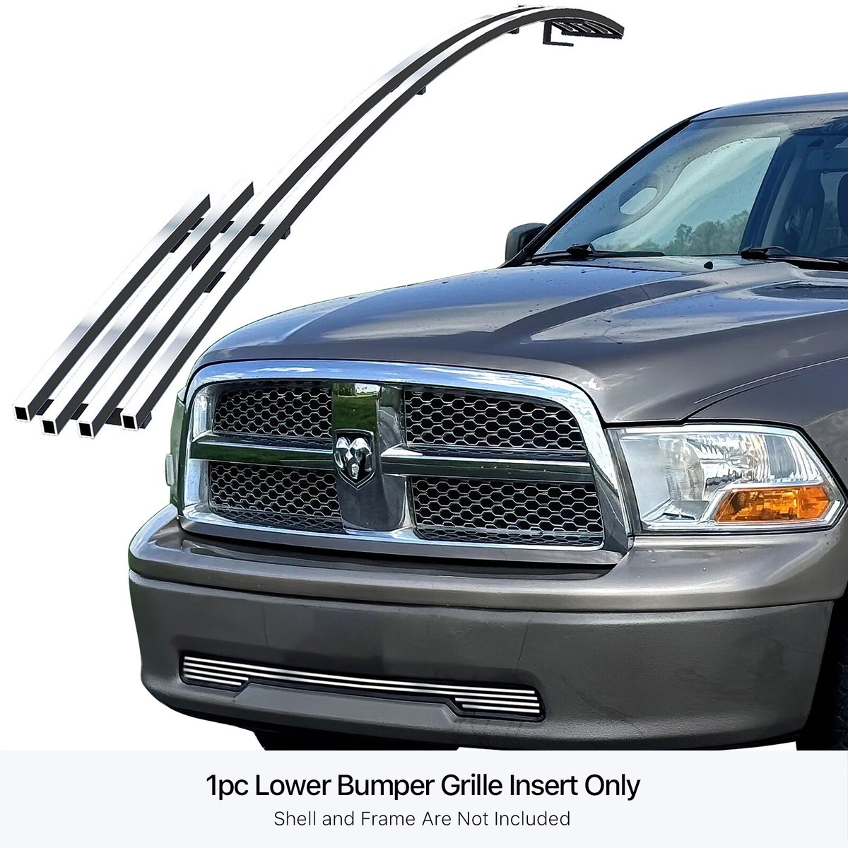 T-Rex Grille Overlay 09-12 Dodge Ra 1500 Aluinu Polished, 44% OFF-174187