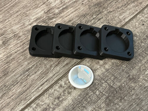 4er-Pack - Quadratische Halterung Adapter Halter Gehäuse Kompatibel mit Apple Airtag - Bild 2 von 8