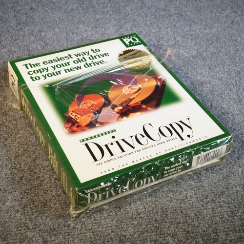 1997 PowerQuest DriveCopy Software 3.5" Disk with Box & Manual