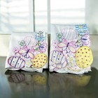 Spring Easter Curtains With Cut Out Border Vintage 24” To 36” Tiers And Valance