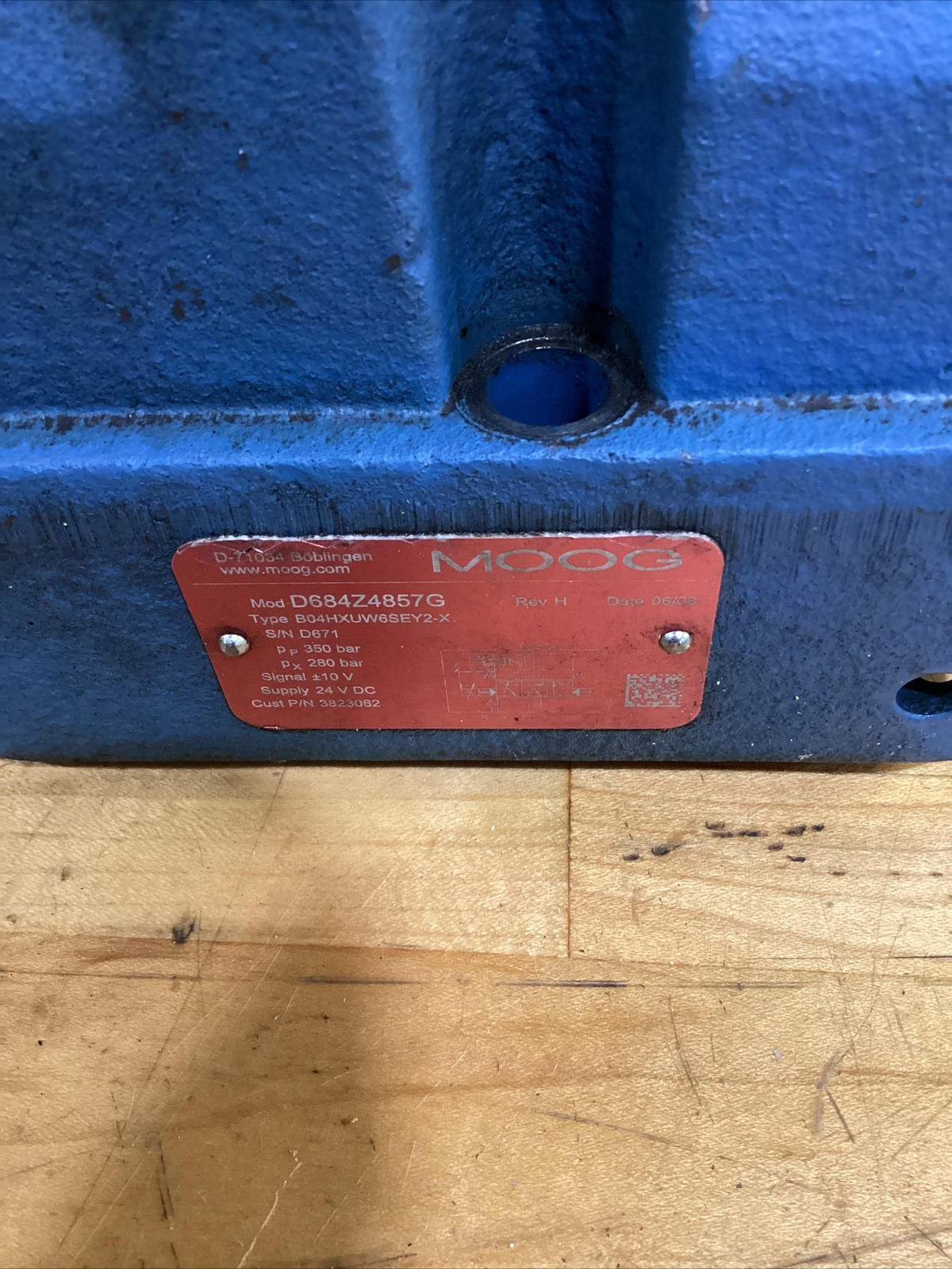 Moog Valve Assembly D684Z4854 REV.P #2305FMLH30 | eBay 