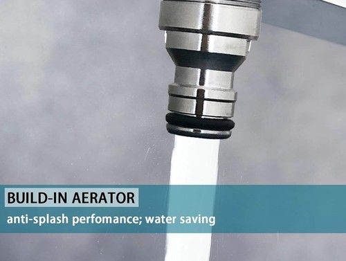 Schnelltrennbarer Brauseschlauch zu Spültischarmatur Snap Adapter Innen Wasserhahn Schlauch A - Bild 3 von 3