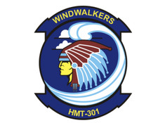 4" us marine corps hmt-301 helicopter sq bumper sticker decal usa made