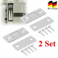 2x Set Extrem Stark Schrank T&uuml;r T&uuml;rmagnete Magnetschn&auml;pper M&ouml;belmagnet Magnet
