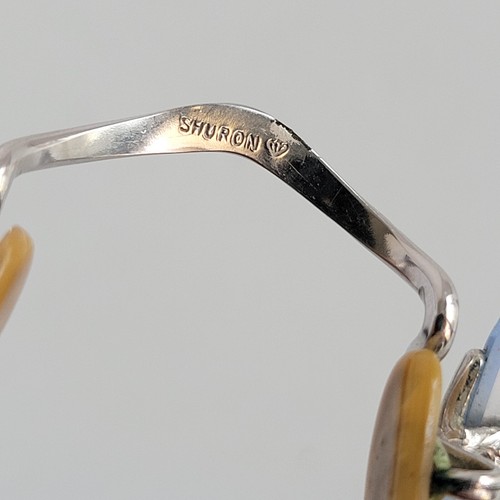 Shuron Spectacle Eyeglasses Rimless Wire Octagon Case Union City NJ 1935 - Picture 8 of 14