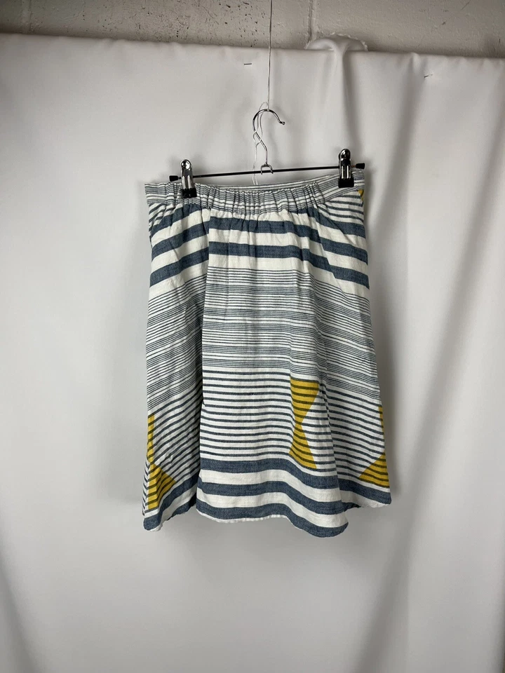 Falda circular Plenty by Tracy Reese para mujer color hilo azul talla XS Foto 3 de 4