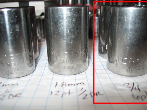 USA Craftsman sockets metric SAE 1/4 3/8 1/2 drive shallow deep price each - Picture 160 of 251