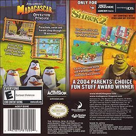 2-in-1 Fun Pack: Shrek 2 and Madagascar: Operation Penguin (Nintendo Game Boy Advance, 2006)