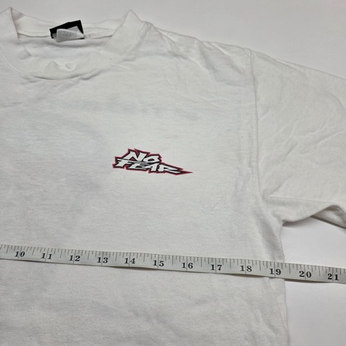 VTG No Fear T Shirt Men Medium Soda Can Whoop Ass Dont Open Stain Y2K READ - Picture 12 of 13