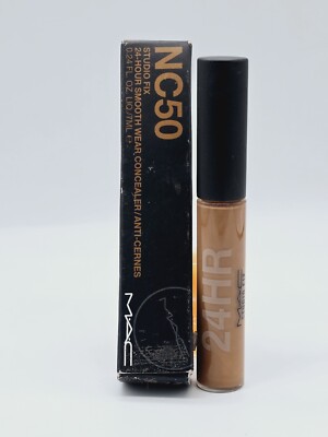 MAC Studio Fix 24-HR Smooth Wear Concealer  NC50 0.24 Oz/7ml New