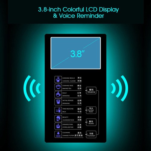 Alkaline Water Ionizer Purifier Machine Touch LCD Control 6000L Washer Display. - Picture 4 of 14