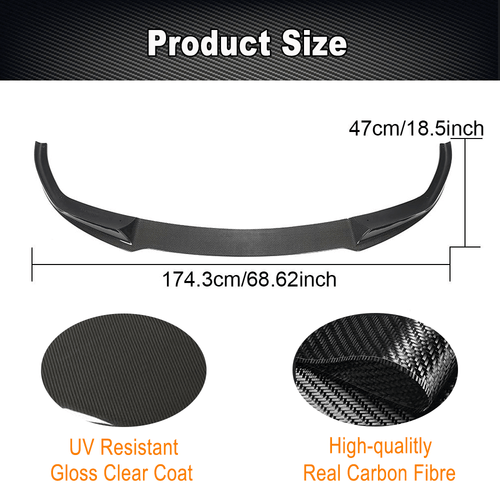 Carbon Frontlippe Frontspoiler Spoilerlippe Passt für BMW 3ER G20 M Sport M340i - Bild 7 von 13
